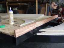 Cedar front board