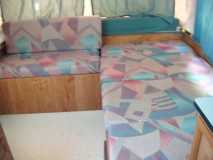 couch and dinette bed