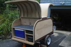 Camping Gear Hauler/Galley Kitchen Trailer