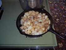 Homefries in castiron