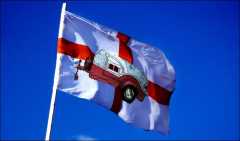 Teardrop Flag England