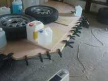 gluing and fixing