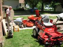 mower repair shop, or teardrop shop?