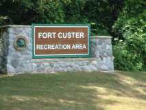 Fort Custer 18 July 2009 - Campgrounds Sign