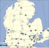 2010-Aug - Map of Michigan