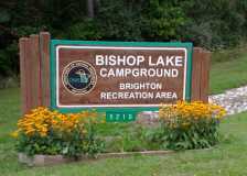 Tearjerkers Gathering - 2010-08 - Bishop Lake (MI) -  Campgrounds Entrance Sign