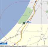 Garmin Map for Warren Dunes -   3 mile radius