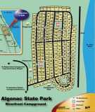 Algonac State Park Campsite Map - Loop on East Side