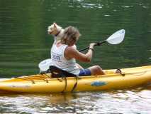 Difficult kayaking