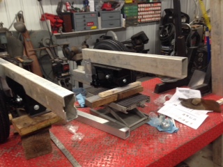 seting up frame rails.JPG