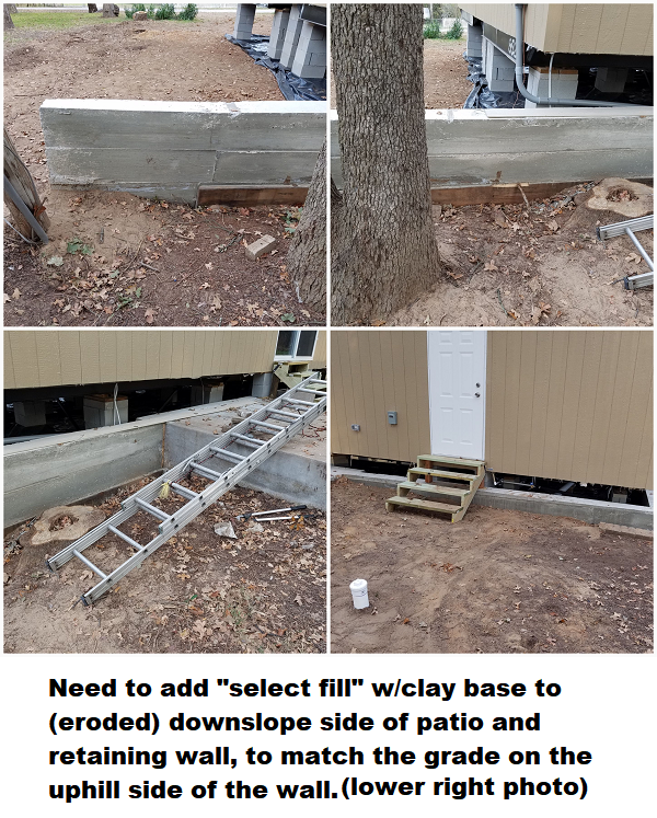 filling-in the topsoil surrounding the retaining wall & patio.png