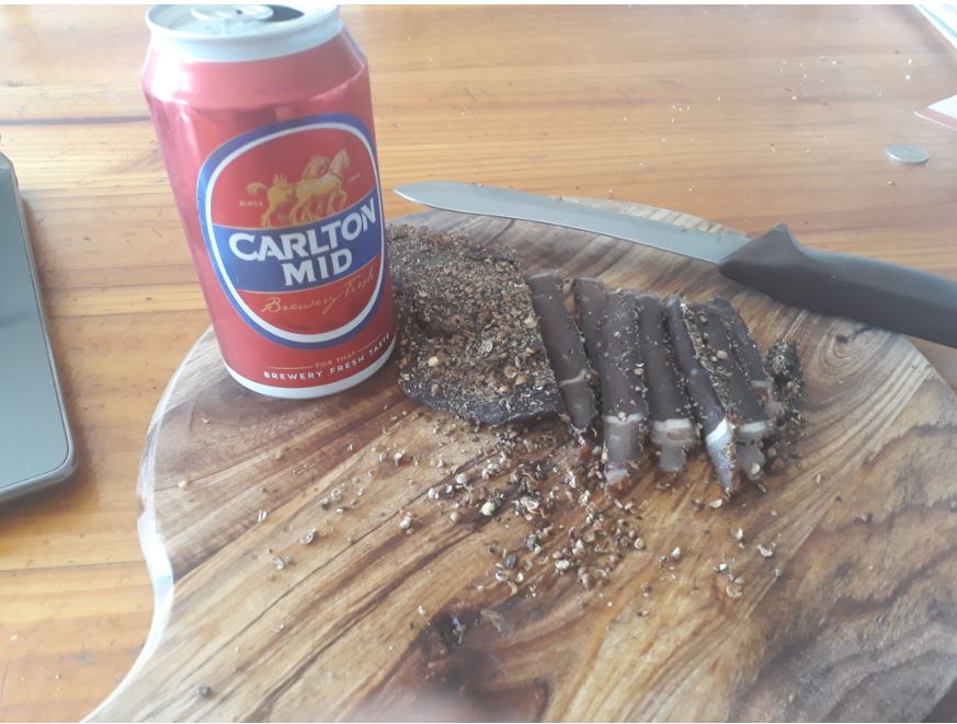 Beer and Biltong.JPG