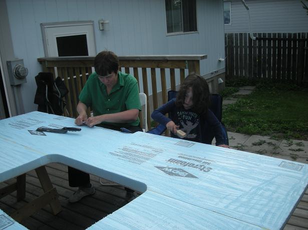 sanding with a helper.JPG