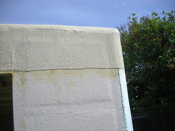roof canvas on wall.JPG