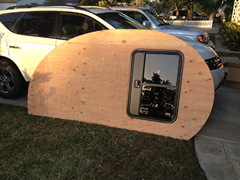 pattern cut out and door fitted.JPG