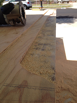 routing bottom edge of sidewall.JPG