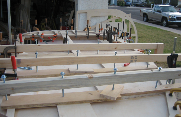Homebrew panel clamps
