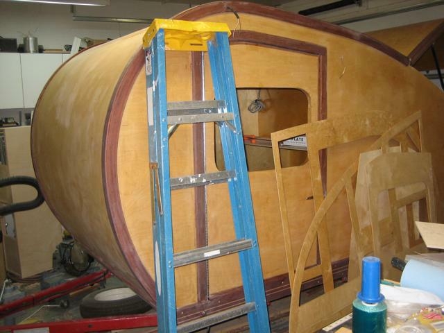 Tear, ready for varnish