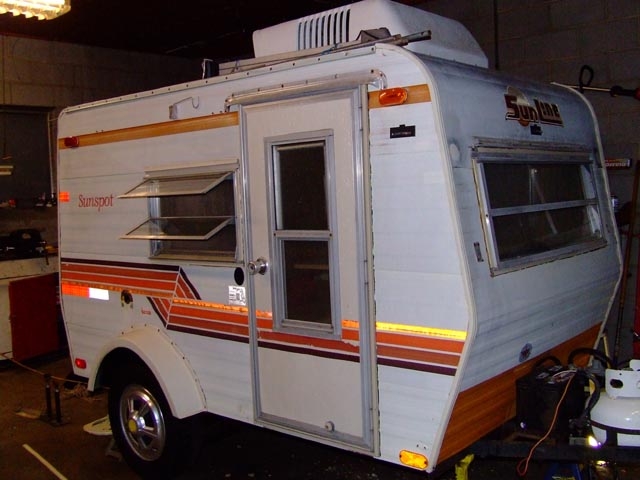Passenger side with door closed