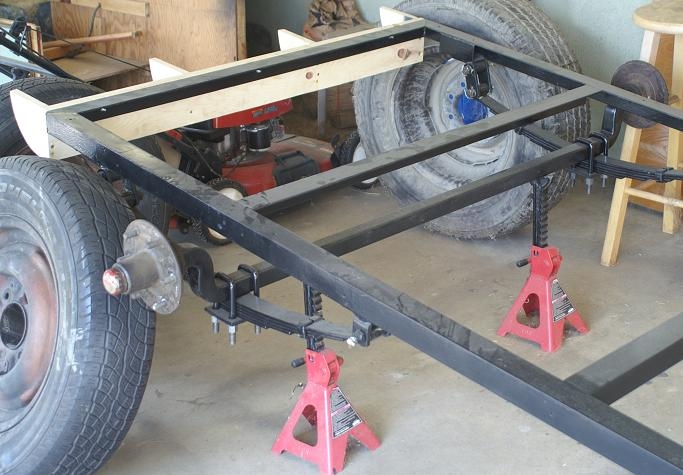 painted frame with bumper