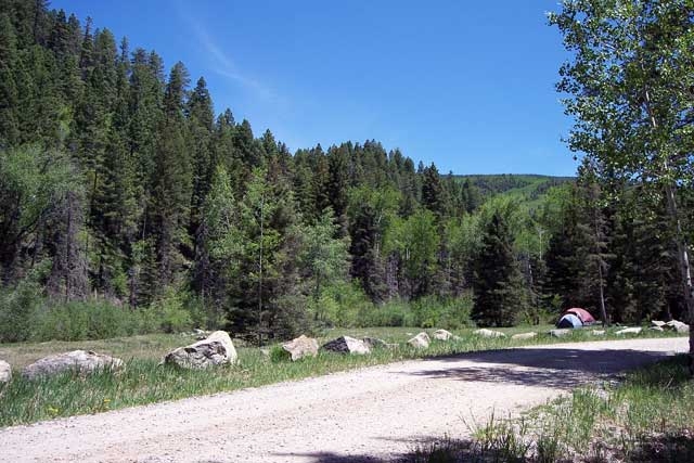 Tent camping