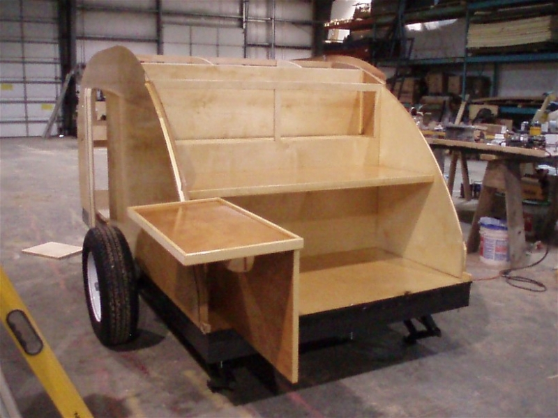 Galley with Shelf