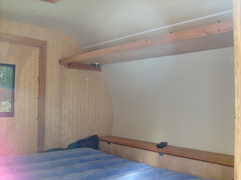 headboard and shelf