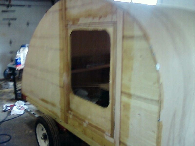 Door Trimmed Out and ready for final epoxy