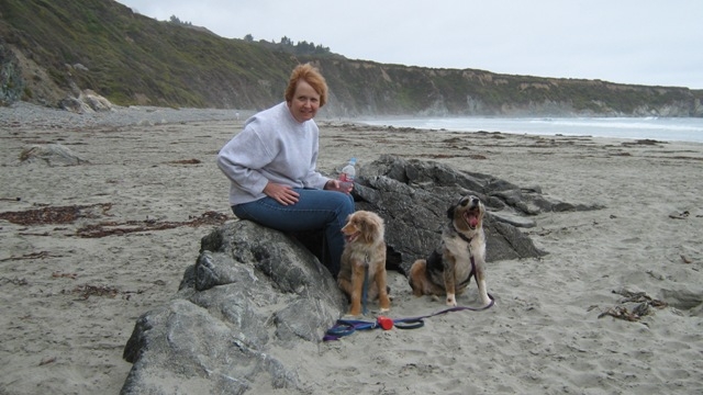 Candi on beach