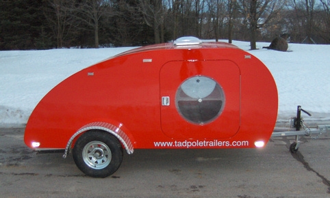 Tadpole Teardrop Trailer - RED