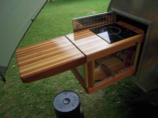 Cooking slide out.