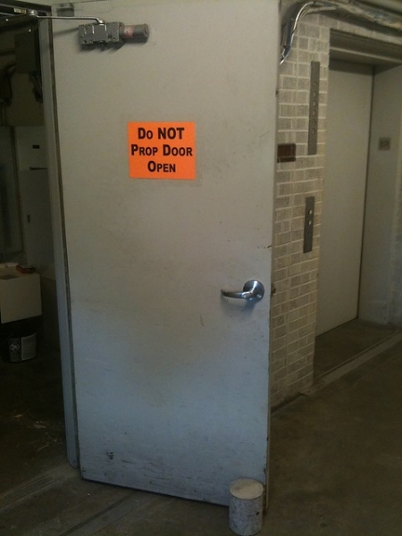 Don't prop