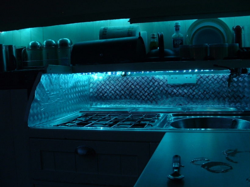 Soft galley  lighting