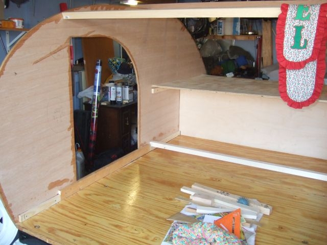 Cabin shelf side of things