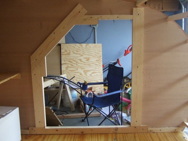Rough framing done