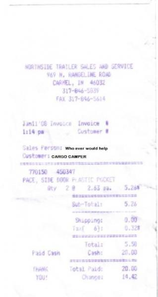 Price of Door latch pockets