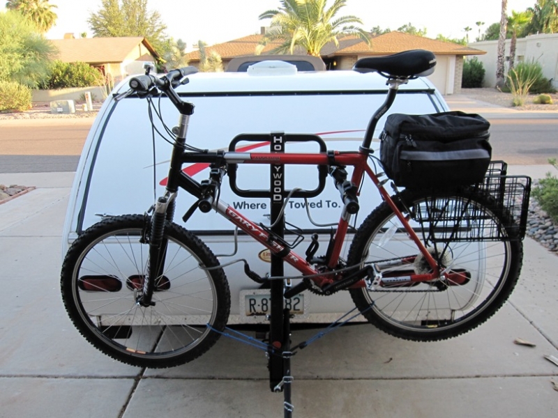Bike on Rack/Rear Mount