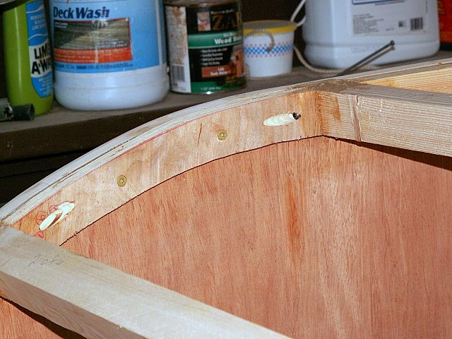 Close up of spacer blocks