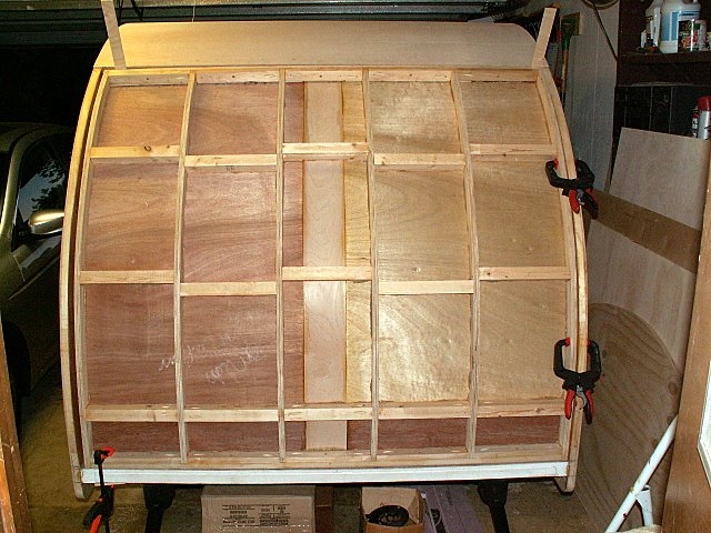 Hatch is coming along.  Still needs internal bracing for handles, props/struts, and insulation.  Now it time to study up on installing the Hurricane Hinge.