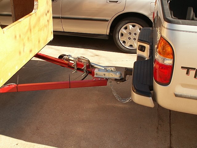 Hitched up for 1st tow.