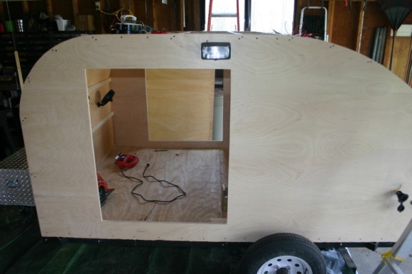 Drivers side outside porch light