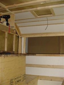 front studding and insulation