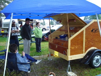 STAYING DRY AND DRINKING COFFEE