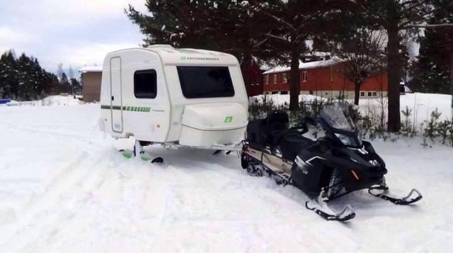 snow camping