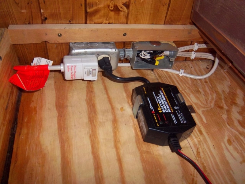 battery tender,110v power to air