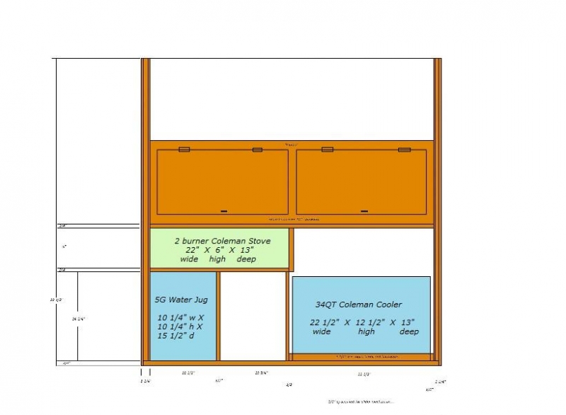 My Weekender: 8' X 4' galley