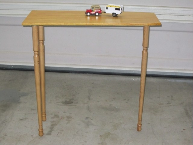 Center bed section as table