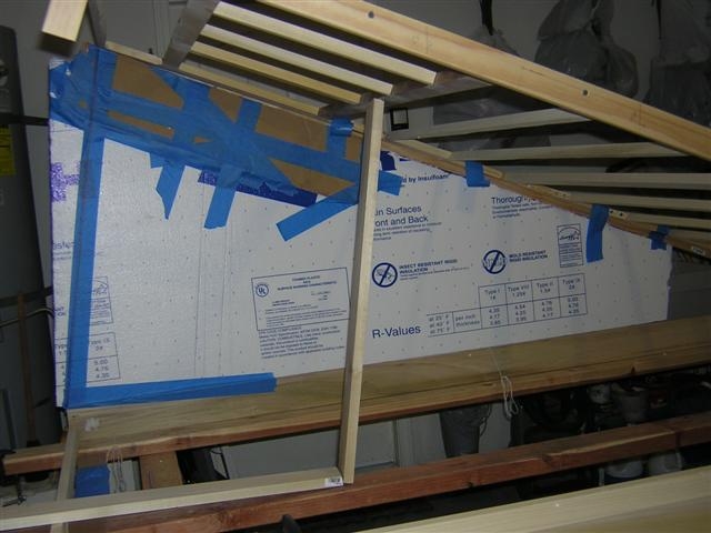 Cardboard-aided pattern used to get folding side angle cuts