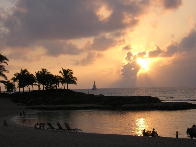 Sunset in Hawaii