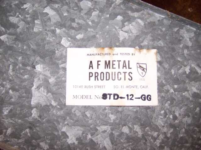 Sticker on Tank